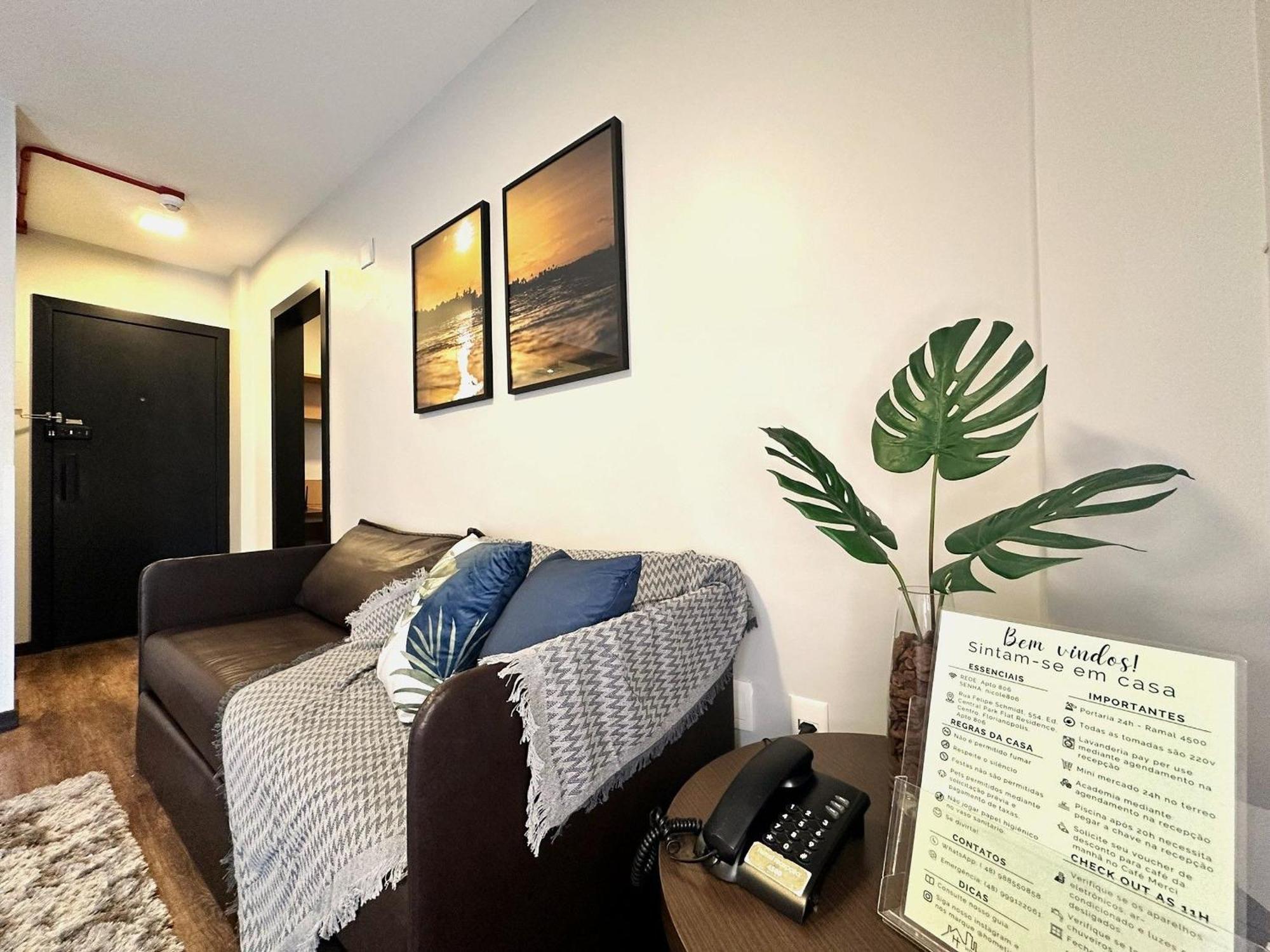 Central Park Flat Residence - Home Time ฟลอเรียนอโปลิส ภายนอก รูปภาพ